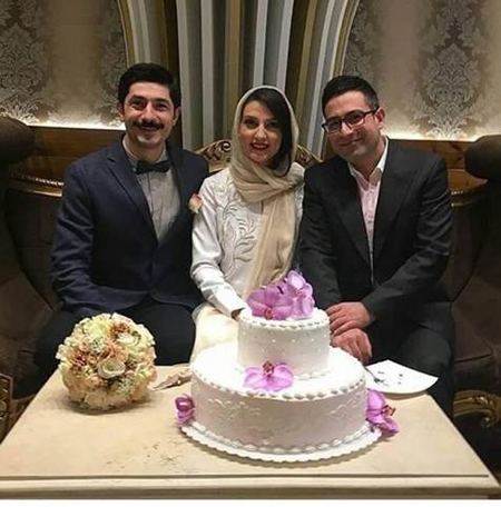 مجتبی رجبی و همسرش