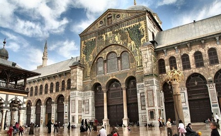 مسجد اموی دمشق بعد از جنگ, تاریخچه مسجد اموی دمشق, معماری مسجد اموی دمشق
