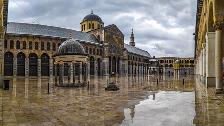 مسجد اموی در دمشق سوریه, مسجد اموی کجاست, مسجد اموی دمشق