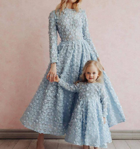 لباس مجلسی مادر و دختر, ست مجلسی مادر و دختری