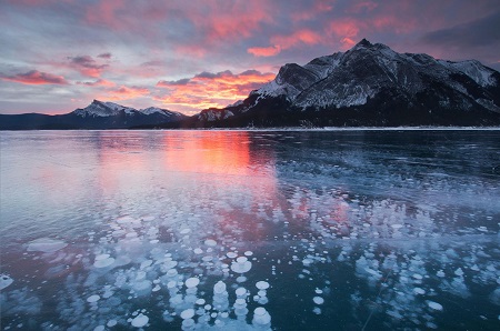 دریاچه ی آبراهام در کانادا, دریاچه یخ زده آبراهام, دریاچه آبراهام کجاست