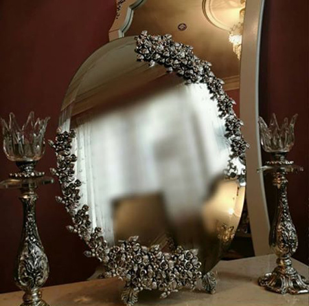 جدیدترین مدل آینه و شمعدان, آینه و شمعدان
