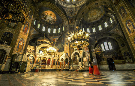 تصاویر کلیسای الکساندر نوسکی,جاذبه های گردشگری بلغارستان,عکس های کلیسای الکساندر نوسکی