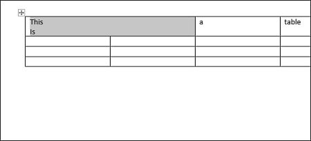 تقسیم یک جدول به دو جدول در ورد, مرتب سازی جدول در ورد, ساخت جدول در ورد