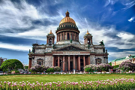کلیسای سنت اسحاق,کلیسای سنت اسحاق از جاذبه های دیدنی روسیه,عکس های کلیسای سنت اسحاق