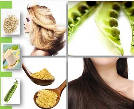 مواد غذایی برای تقویت مو, ماسک تقویت مو با نخود, تقویت مو با آرد نخود